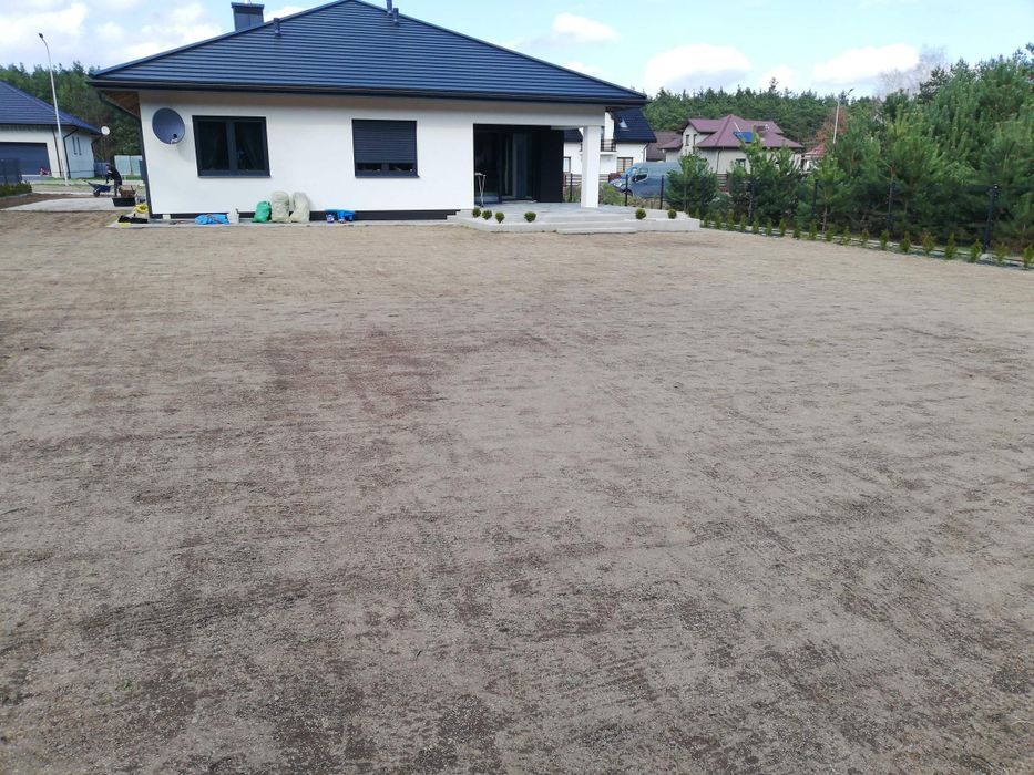 Nawodnienie, glebogryzarka, karczowanie, trawa z rolki, czyszczenie