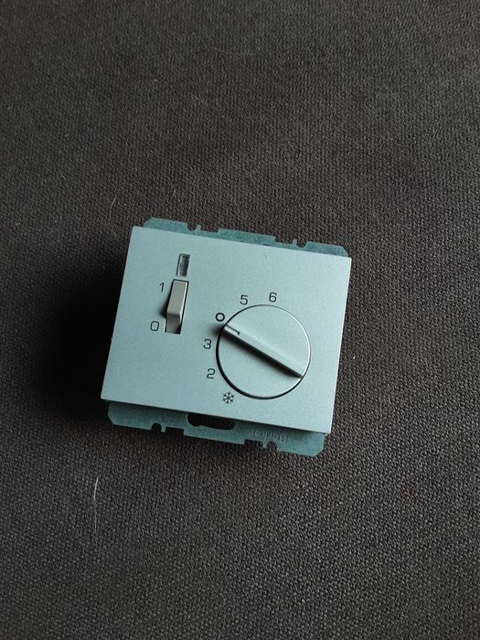 Termostat Berker 2030 Srebrny