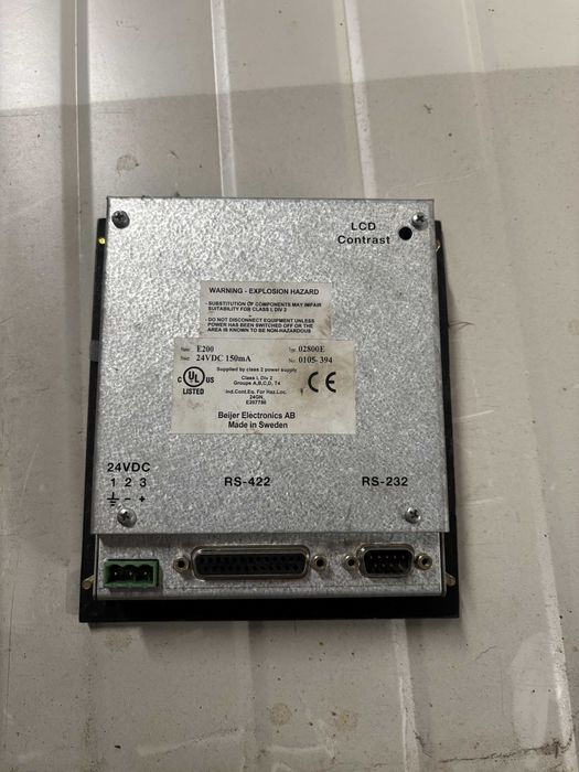 Panel przemysłowy Nazwa: E200  Typ: 02800E