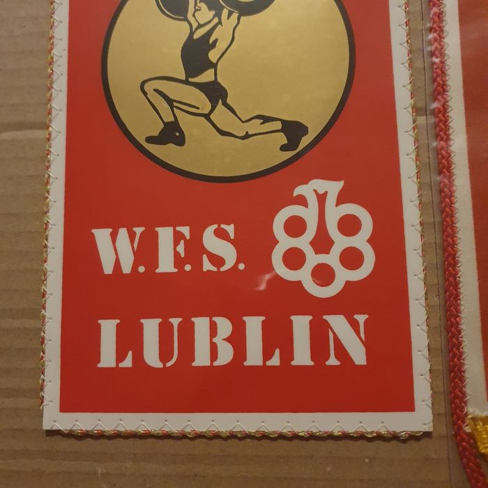 Komplet proporczyków podnoszenie ciężarów Lublin(OK)