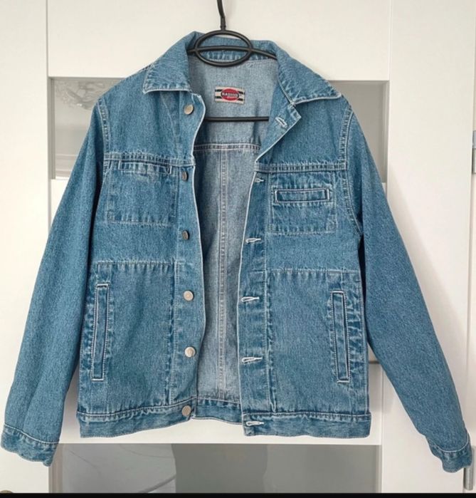 Niebieska kurtka jeansowa vintage