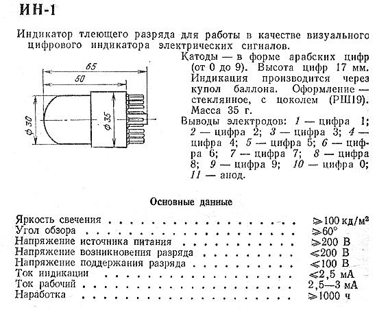Электроника, Концевики. Индикаторная, цифры, неон лампа ИН-1, Микрики