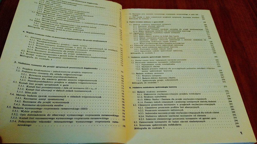 Nieliniowa spektroskopia laserowa Letochow Czebotajew twarda bdb-