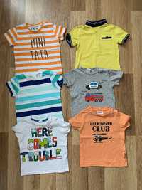 T-shirt rozm. 80 dla chlopca H&M Coccodrilo 5 10 15 koszul 6 9 12 mies