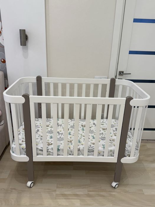 Кроватка Верес Монако Капучино с матрасиком