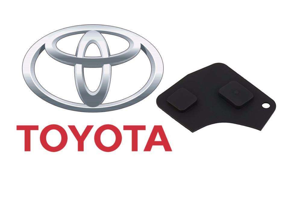 Chave Toyota Tapete borracha de 2 ou 3 botões