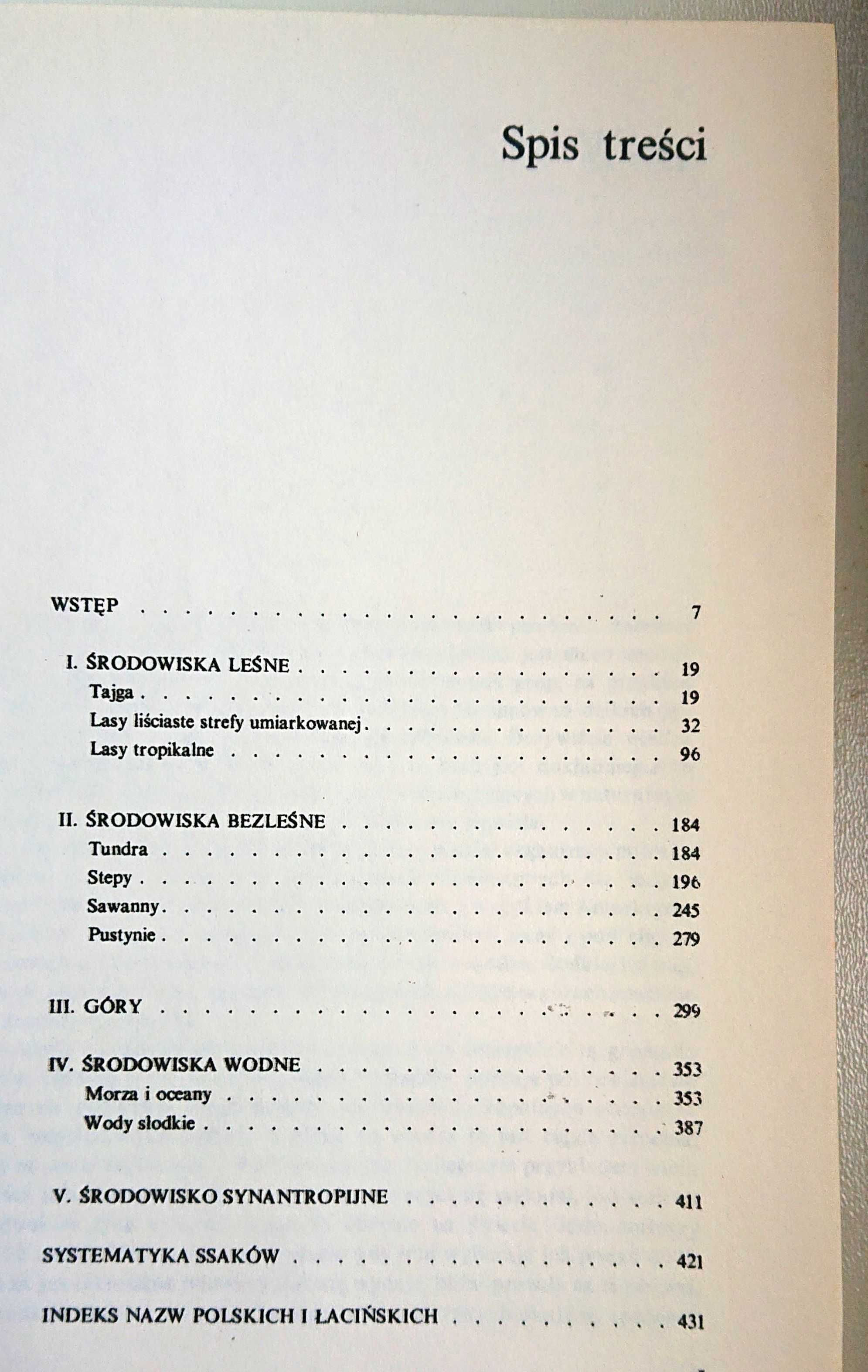 "Ssaki" - Zwierzęta świata - Serafiński, E. Wielgus-Serafińska - 1990