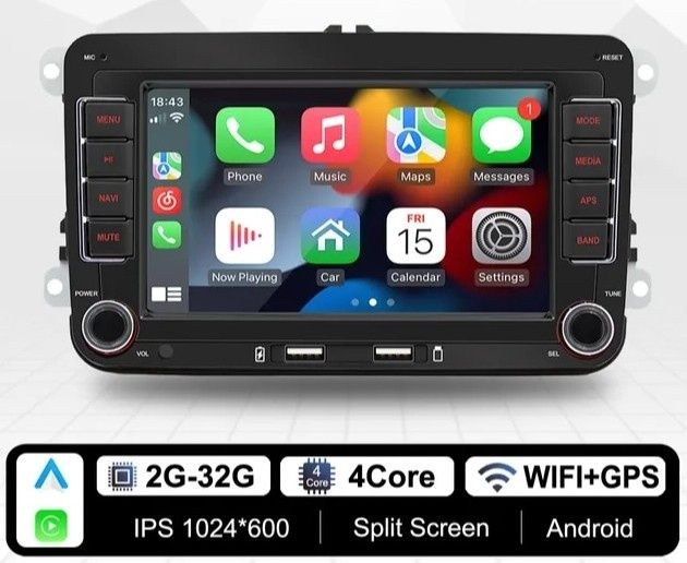 Radio Samochodowe 2GB RAM/ 64 GB  Android  13 VW, Seat, Skoda