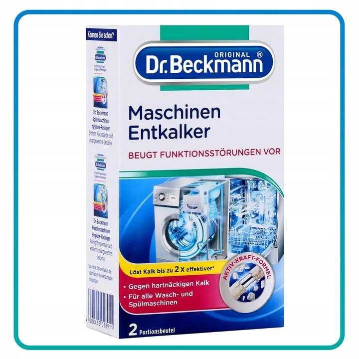 Odkamieniacz do pralki i zmywarki w proszku Dr.Beckmann - zestaw 2x50g