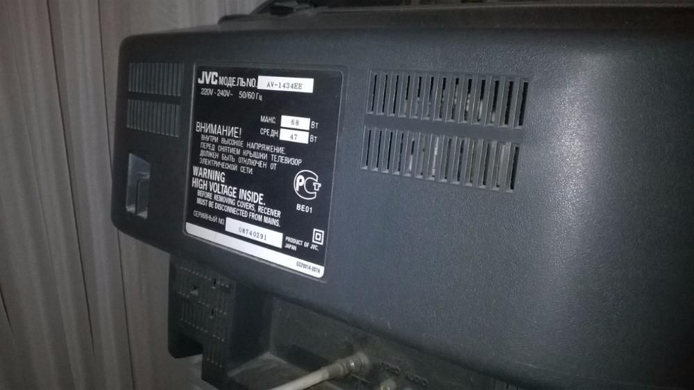 Телевизор JVC AV-1434 EE + Кронштейн для телевизора на стену