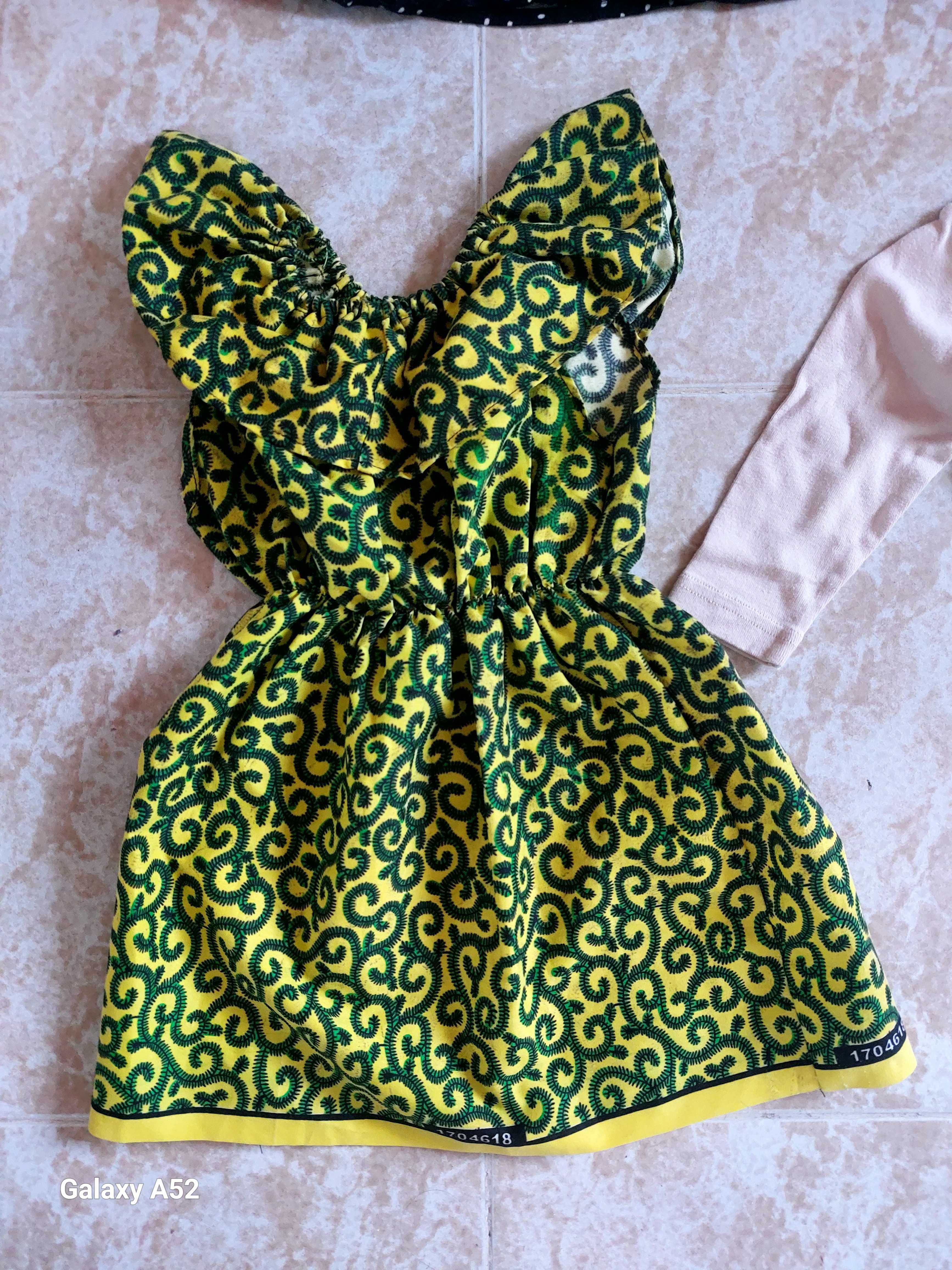 Conjunto 4 vestidos bebé 3/6 meses