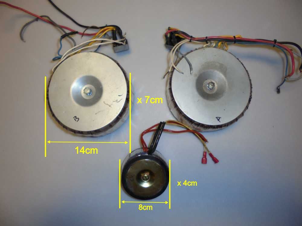 Transformadores toroidais 1250VA
