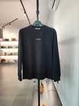 Лонгслів Acne Studios Erwin Long Sleeve Stamp Tee Black