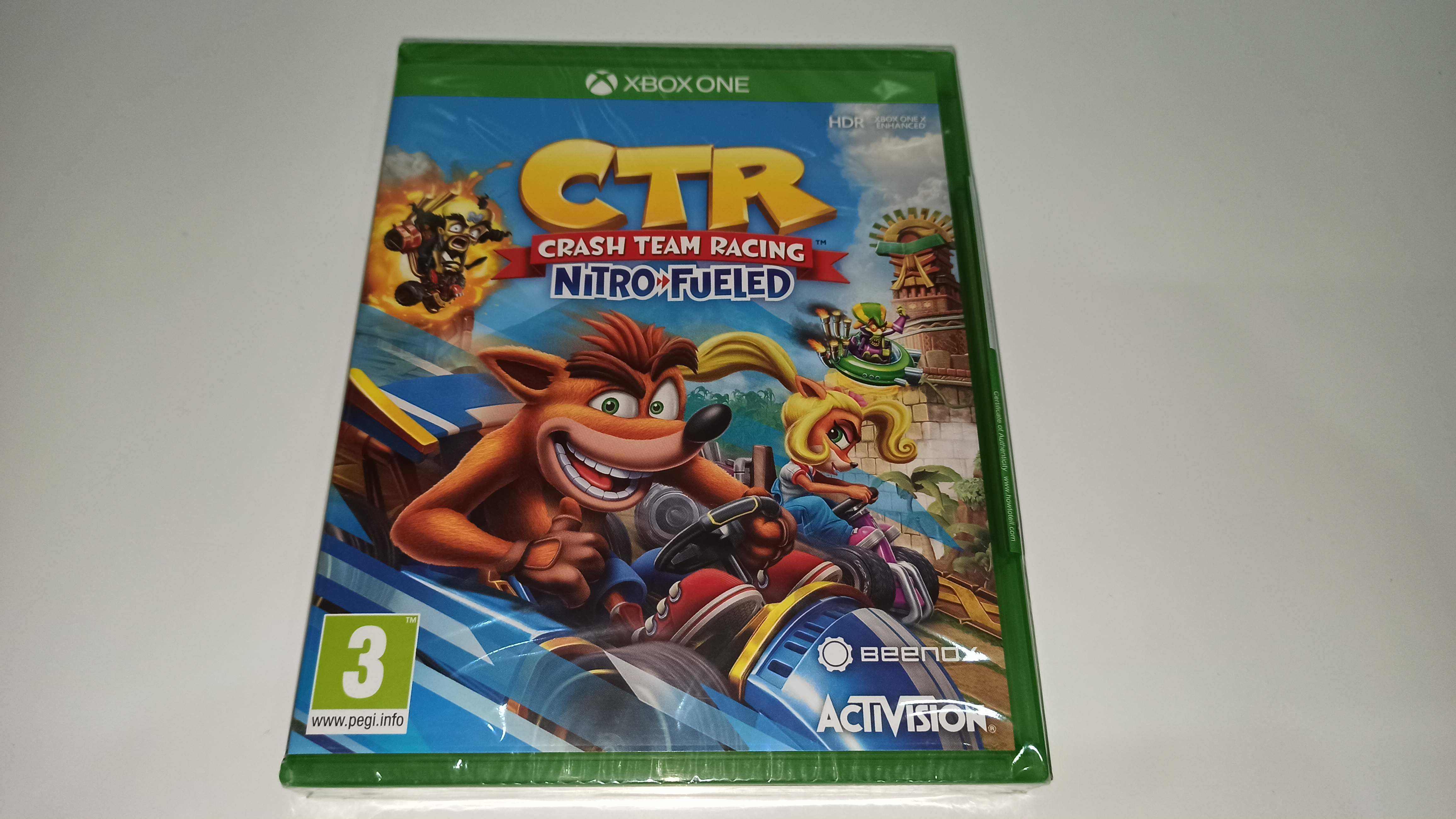 xbox one CRASH CTR CRASH TEAM RACING dla dzieci i nie tylko nowa! v1