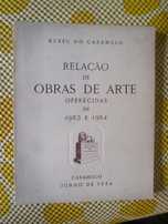 Museu Caramulo Relação das obras de arte oferecidas em 1953 e 1954