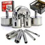Otwornice diamentowe 6-68mm 10el galwanizowane