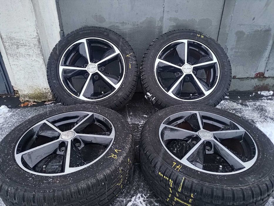 Alufelgi rotor 16 cali 5x112 ET50 VW Audi Seat Skoda + opony zimowe