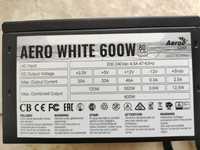 Блок питания Aerocool Aero White 600W