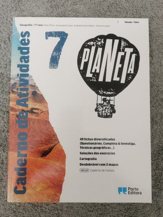 Caderno de atividades, Geografia 7 ano - PLANETA