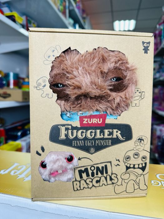 Fuggler коричневий пухнастик з дитям оригінал