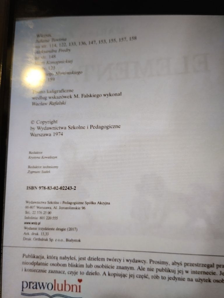 Elementarz. M. Falski
