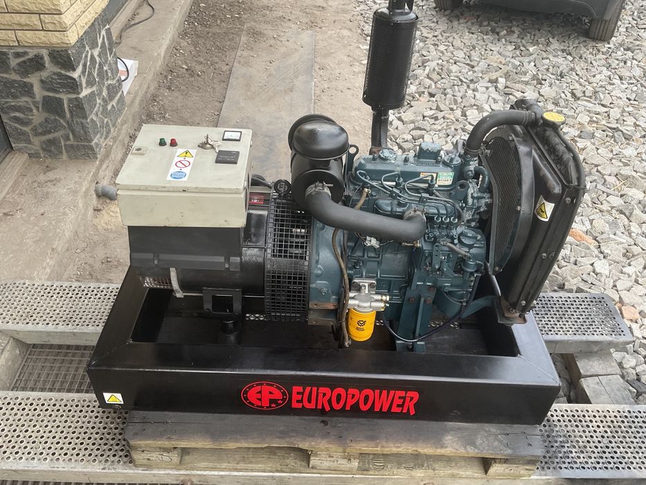 Дизельний трьохфазний генератор Europower Kubota 10,4 kW 13kVA