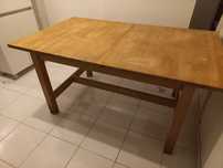 Mesa madeira extensível IKEA