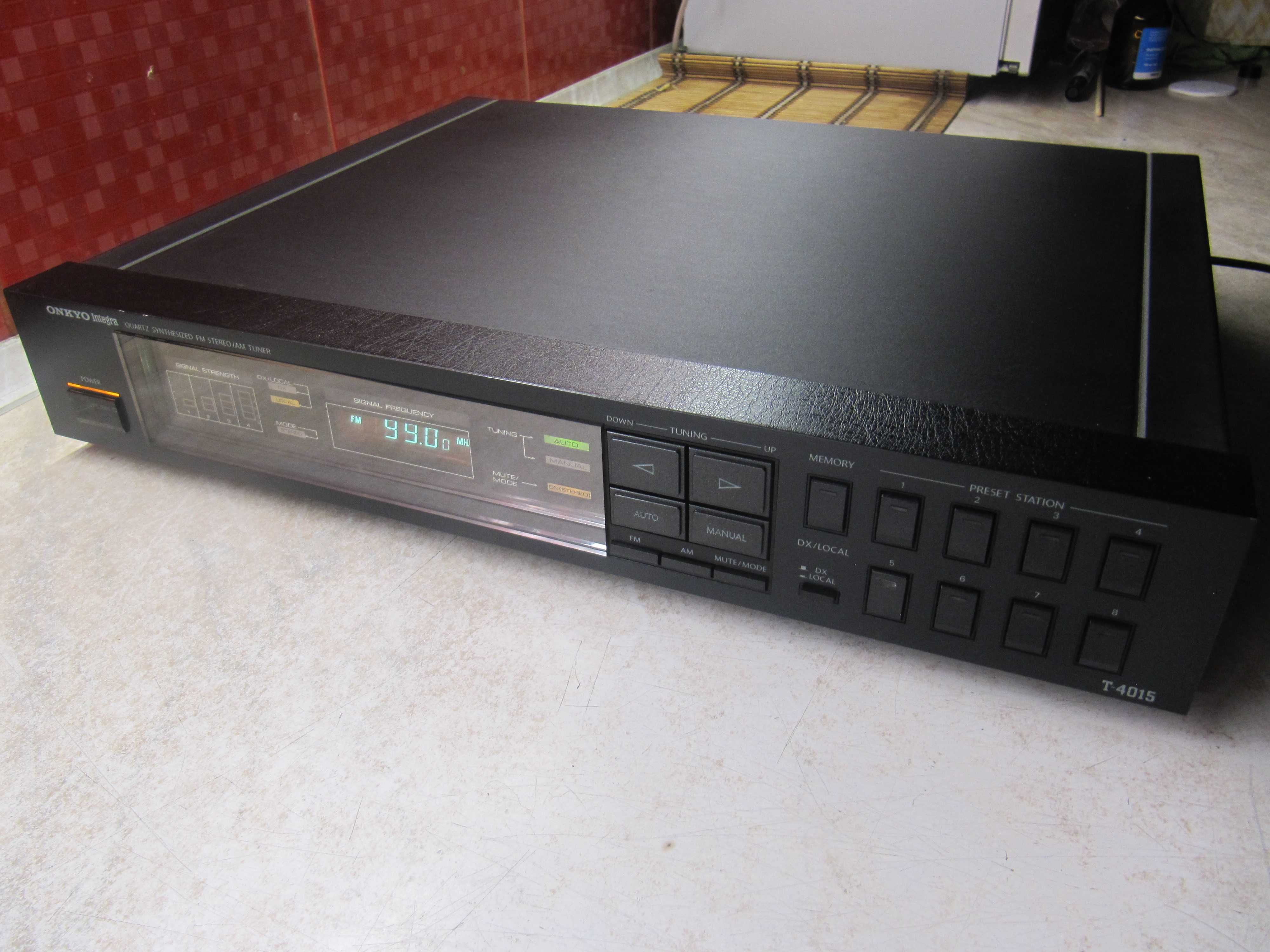 ONKYO T-4015 FM/AM Tuner на ПОЛЕВЫХ Транзисторах *SUPER Sound (Japan)