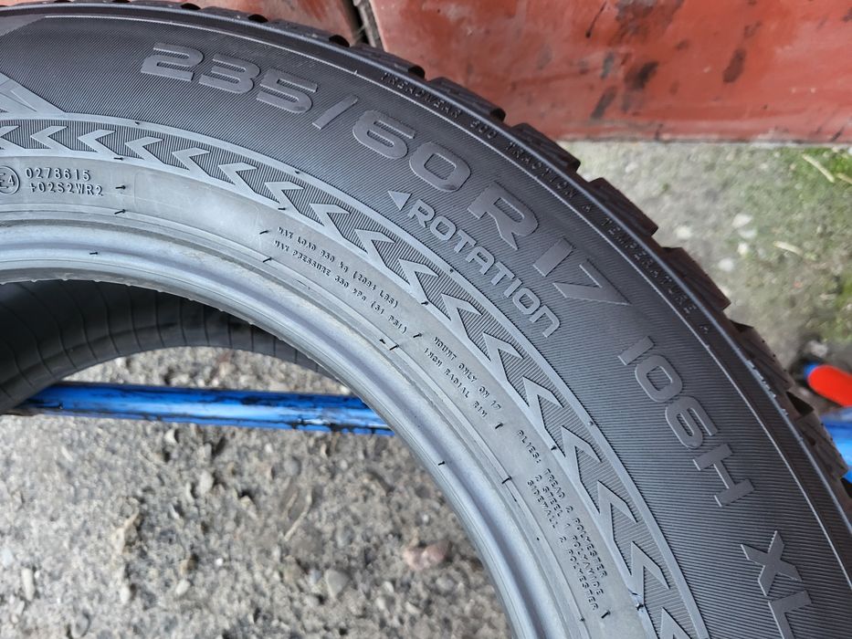 235/60/17 R17 Nokian WEATHERPROOF SUV 2шт ціна за 1шт шини