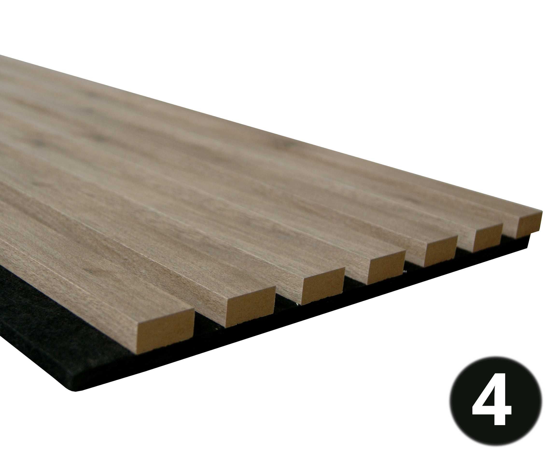 Lamel LAMELE ścienne na filcu akustyczne 255 cm panele