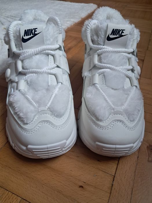 Buty damskie sneakersy trapery adidas zimowe ocieplane z futerkiem Nik