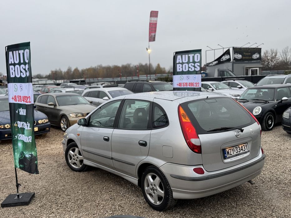 Na Sprzedaż Nissan Almera Tino 1.8B/oszczędny/bez rdzy/klima/fajny st