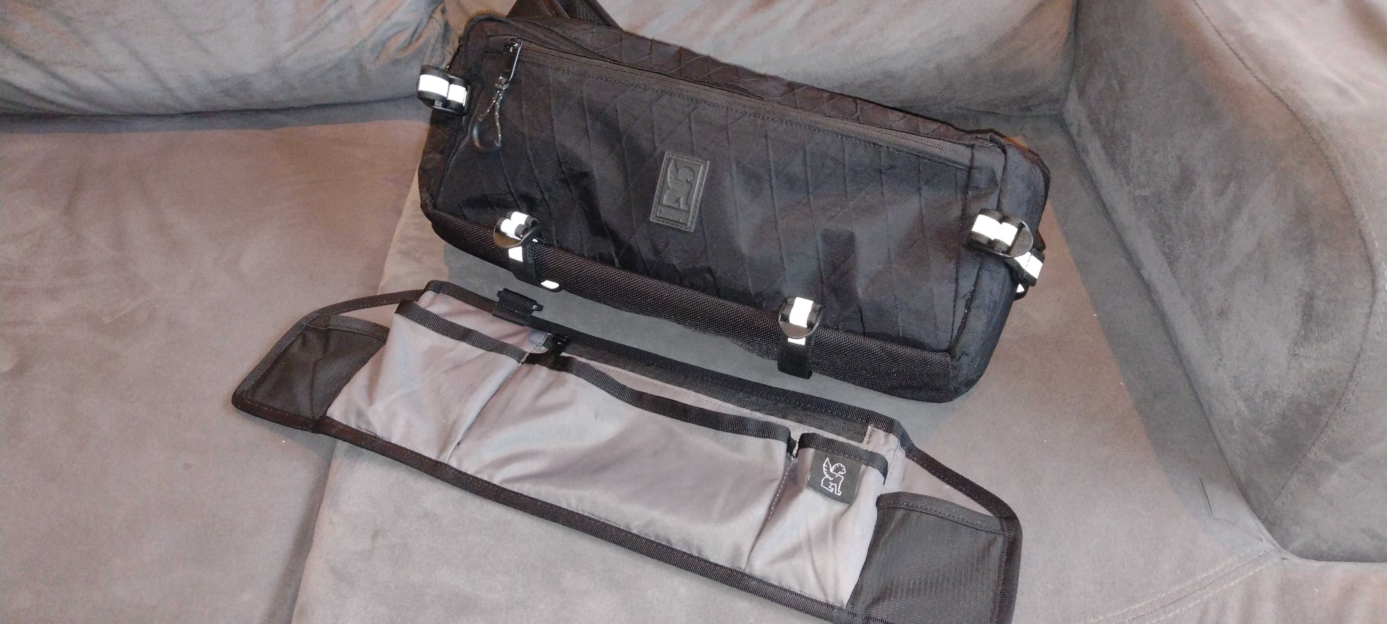 Bolsa Mochila Chrome Industries Kadet Sling Bag 9L Xpac BLCKCHRM 22x