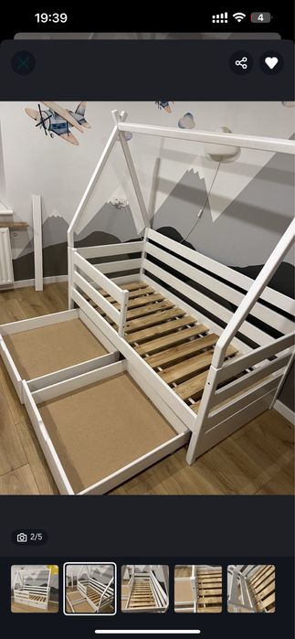 Ліжко будинок 80 170