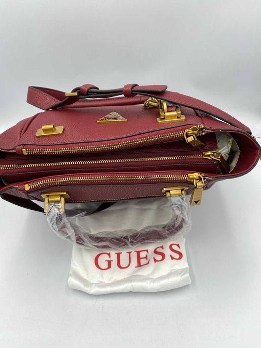 GUESS Torebka damska Destiny Czarna shoperka kuferek