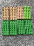 LEGO DUPLO zestaw 8 kompatybilnych płytek budowlanych