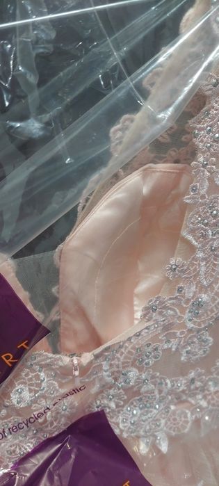 Vestido Rosa/Coral de Cerimónias/Eventos