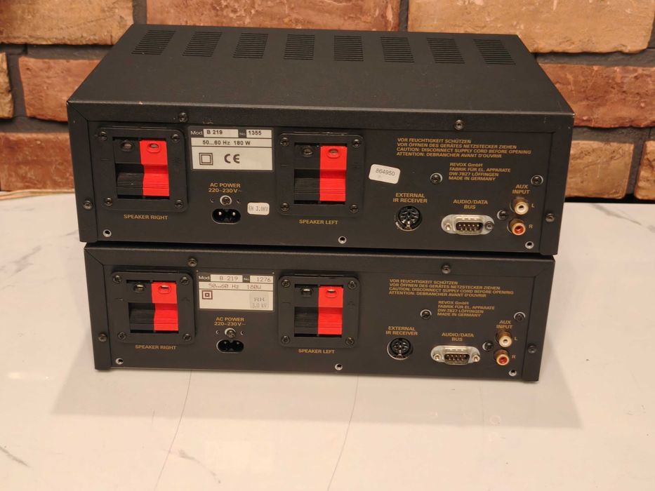 REVOX B219 Końcówki mocy STEREO ! Cena za 2 sztuki