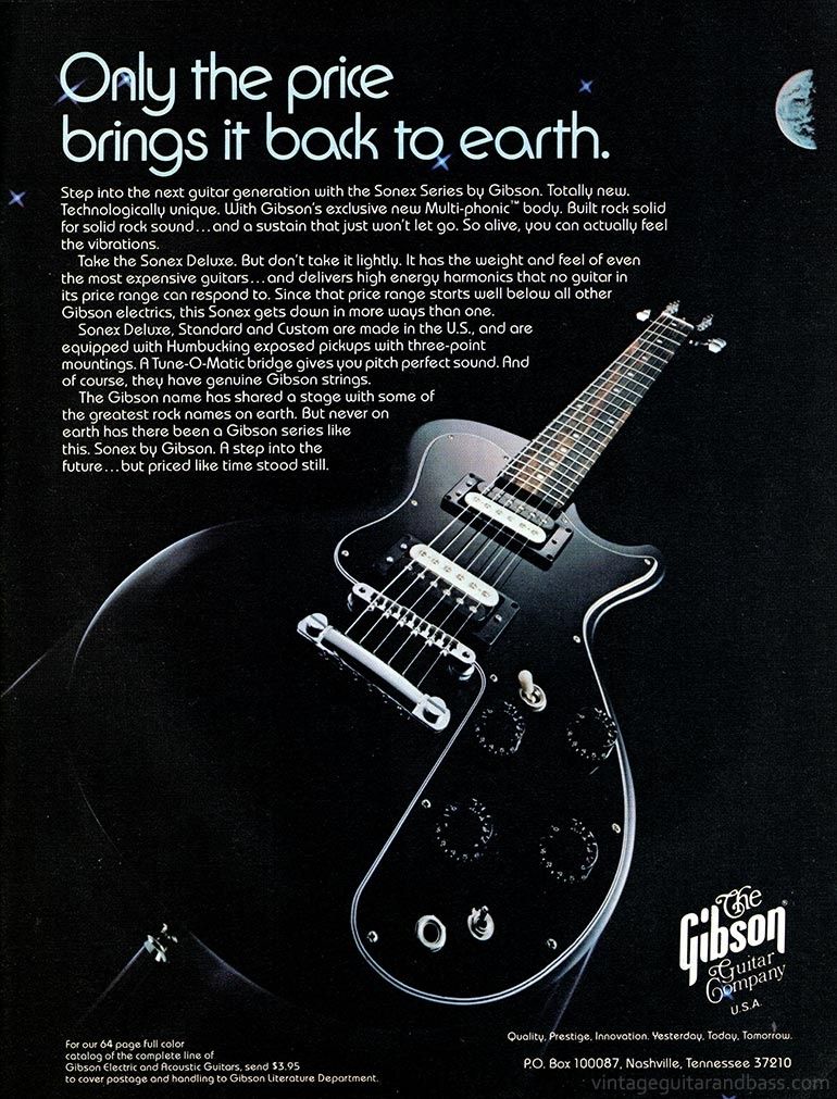 Guitarra Gibson Sonex 180 Deluxe