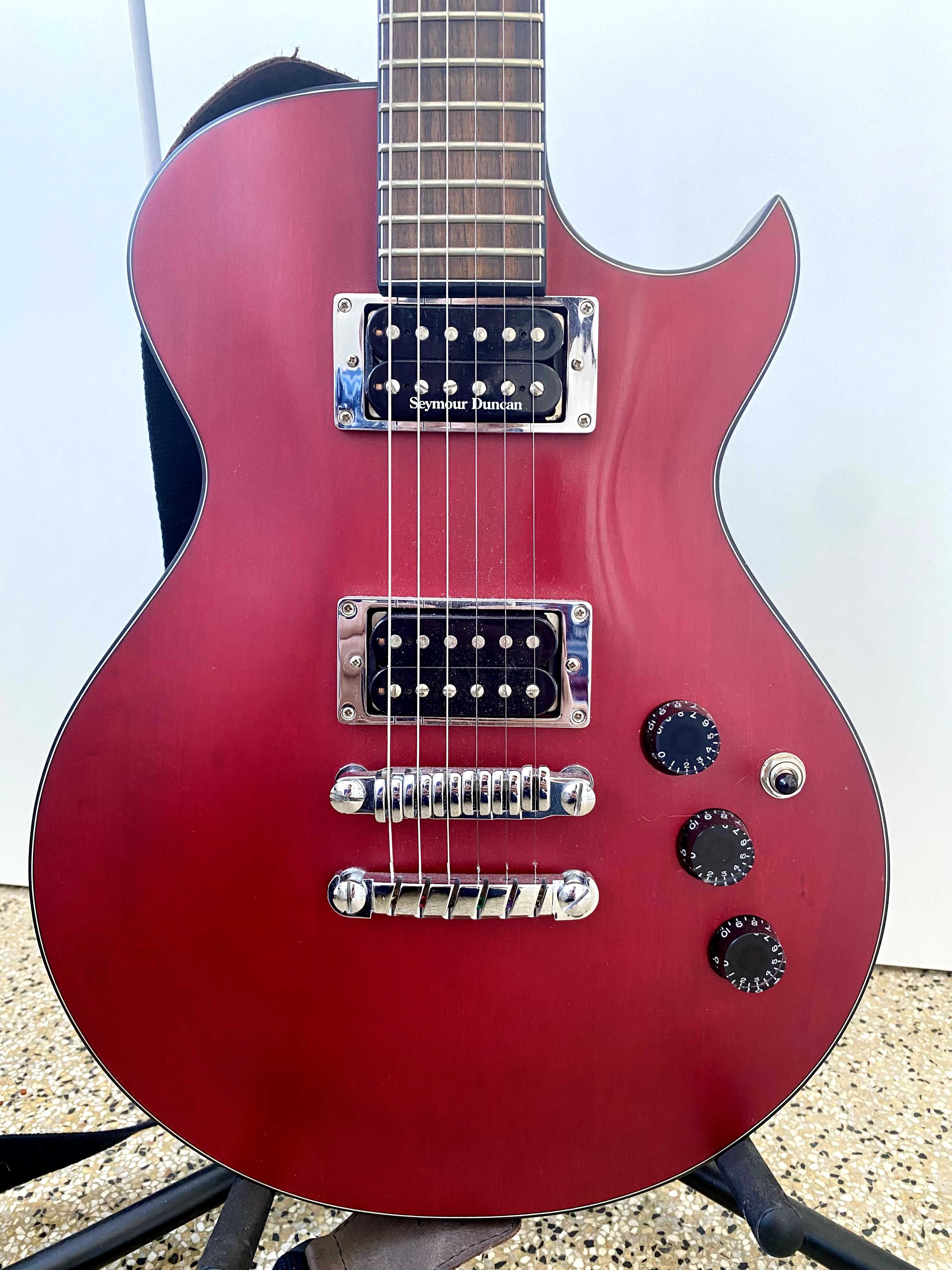 Guitarra Ibanez com Seymour Duncan e Lock Tuners