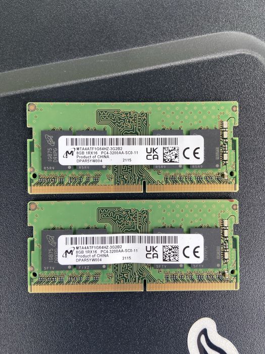 Оперативная память для ноутбука 16GB 2*8GB DDR4 3200MHz