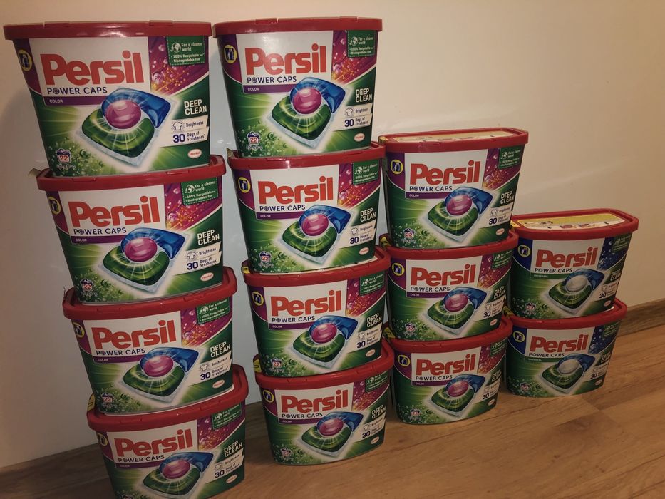 Persil kapsułki do prania kolor i uniwersal 13 paczek po 22 sztuki