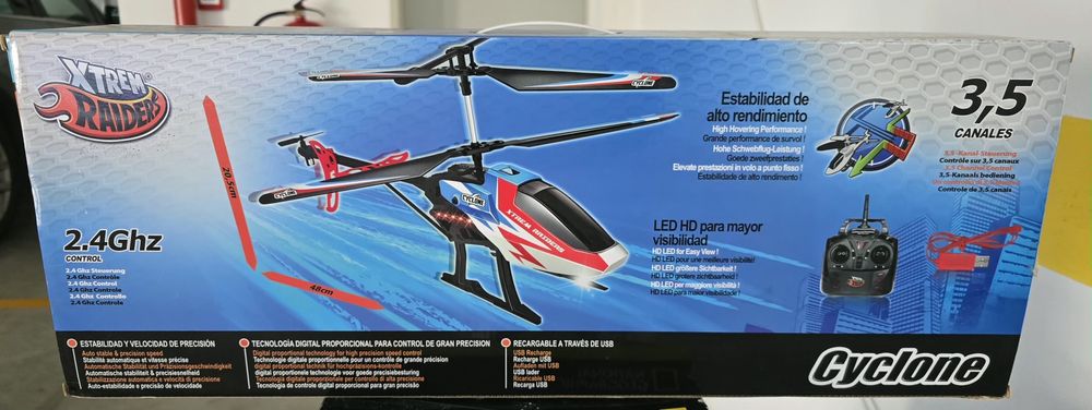 Helicóptero telecomandado, por estrear