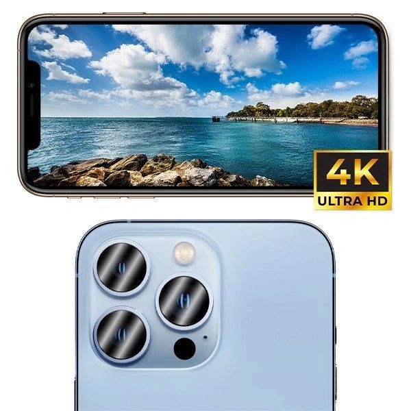 2x Szkło na aparat do iPhone 16 Plus Grizz HybridGlass