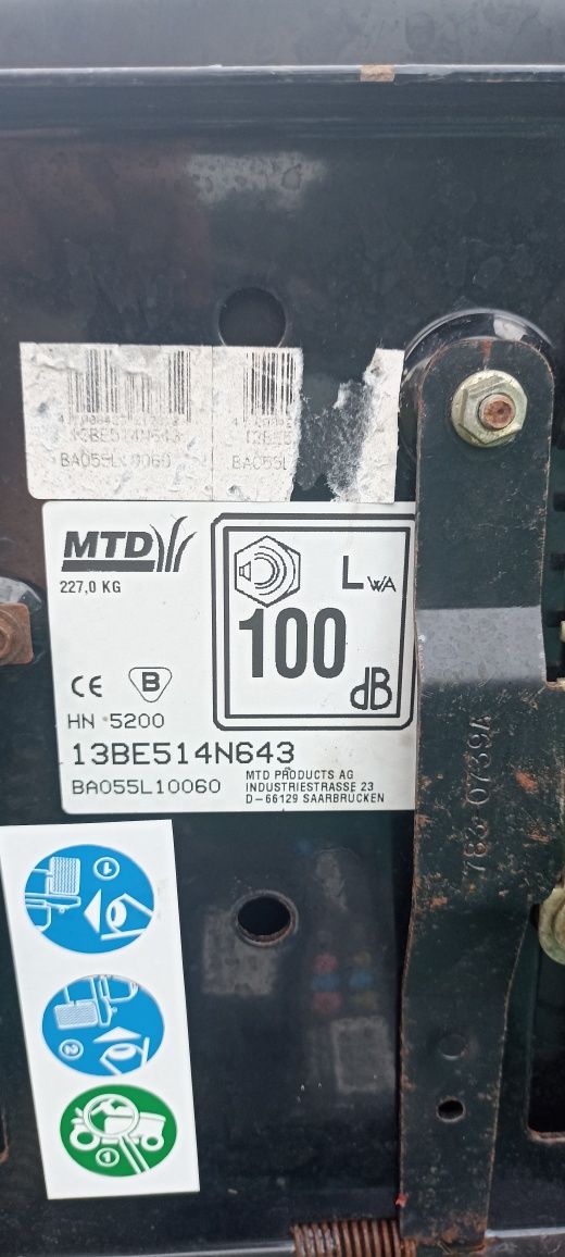 Traktorek kosiarka Yard-man 22 KM, V2 ( dwa cylindry )Kolher , hydro