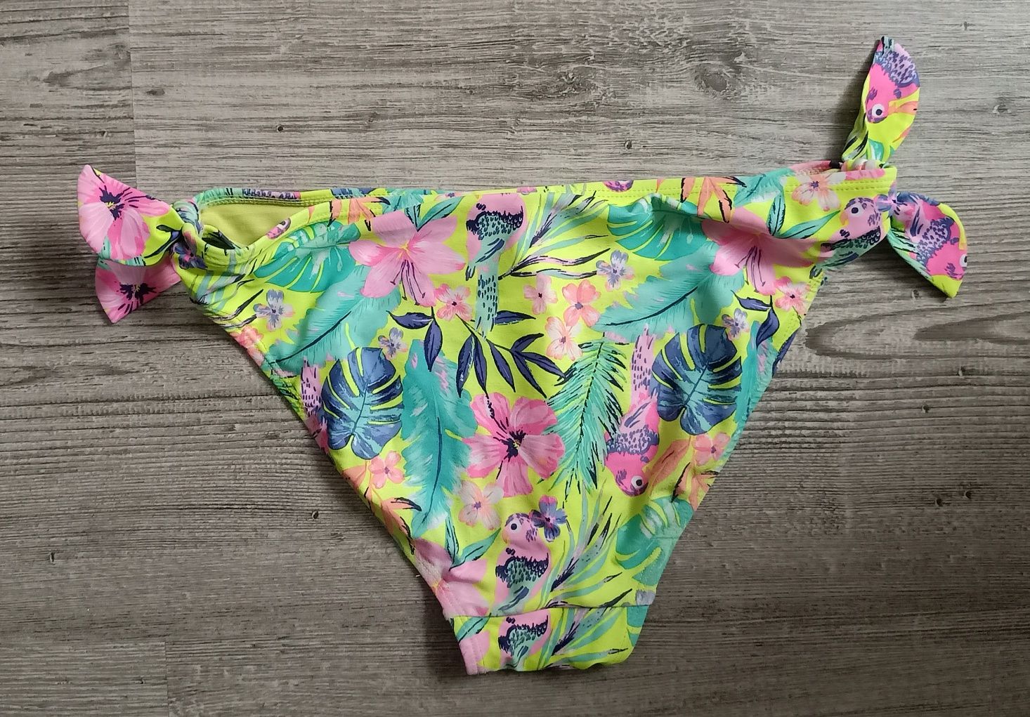 Kolorowy strój kąpielowy, dwuczęściowy, bikini h&m 158/164