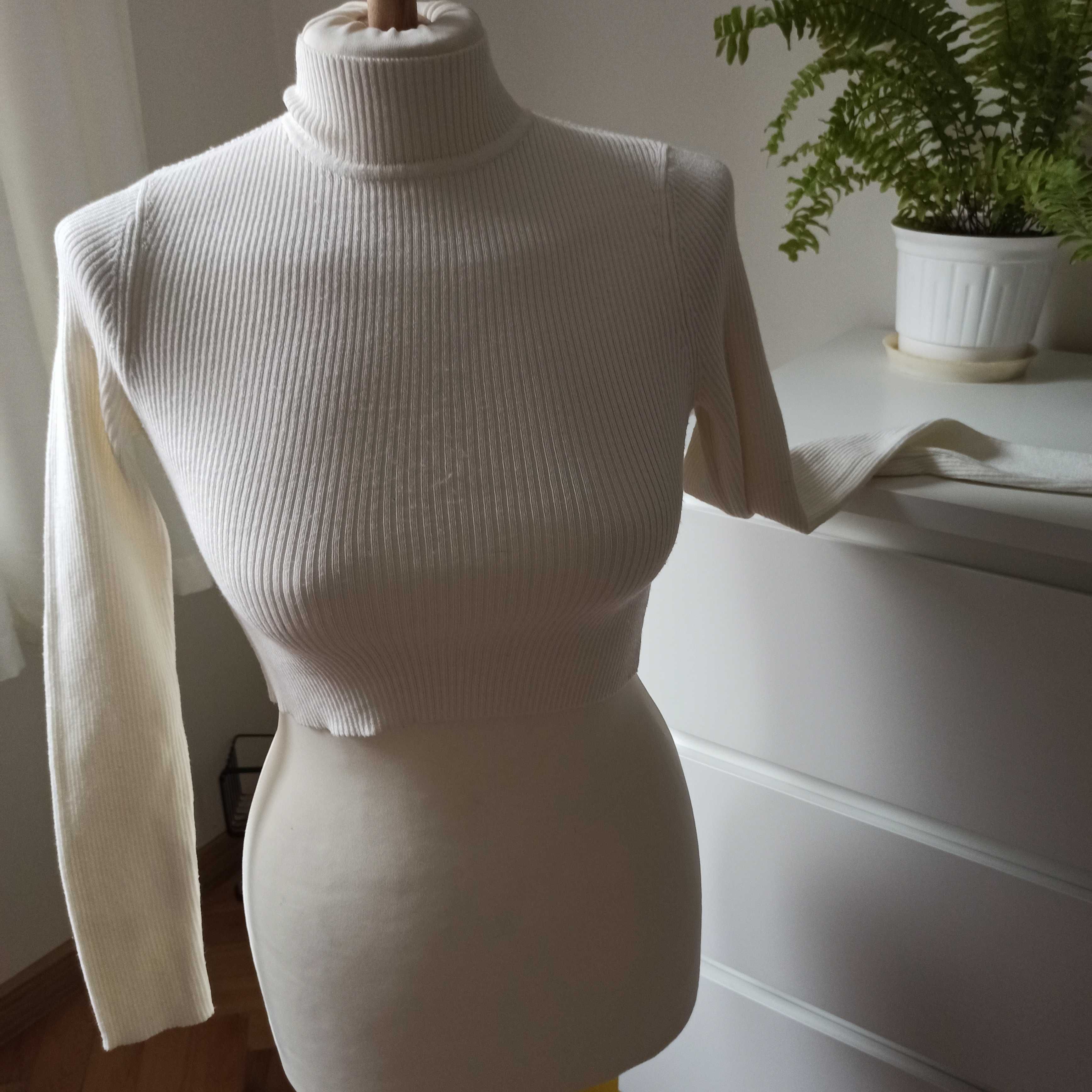 Divided xs s crop top z USA. Dlugi rękaw polgolf. Idealny stan