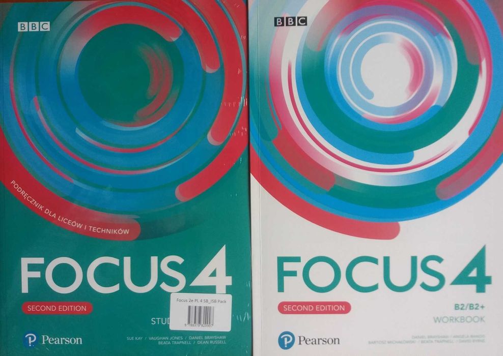 Focus 4 Student's Book + Benchmark + Workbook + Kompendium mat Pearson