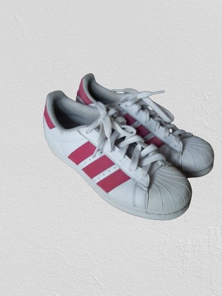 Buty Adidas Superstar Biało-Różowe 38 2/3