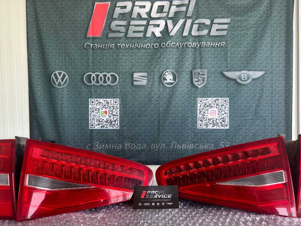 задні LED ліхтарі Audi A4 B8 B8.5 Седан Стопи Фари Оптика Європа Ауді